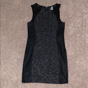 Black and Leather Dress